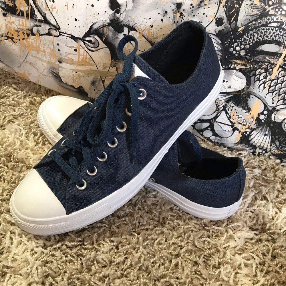 Converse Chuck Taylor All Star OX Dark Obsidian / Cool Grey / White
